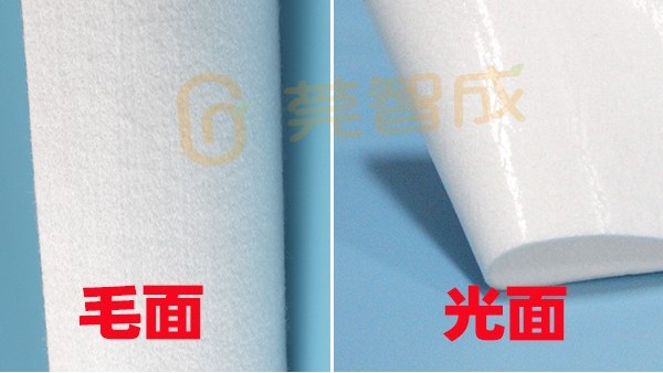 高鐵透水模板布為什么一面毛一面光？