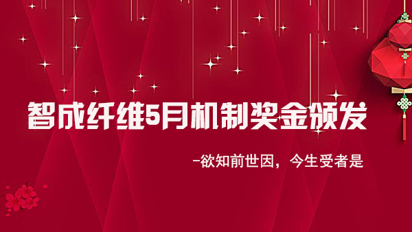 智成纖維5月業績有新高-欲知前世因，今生受者是